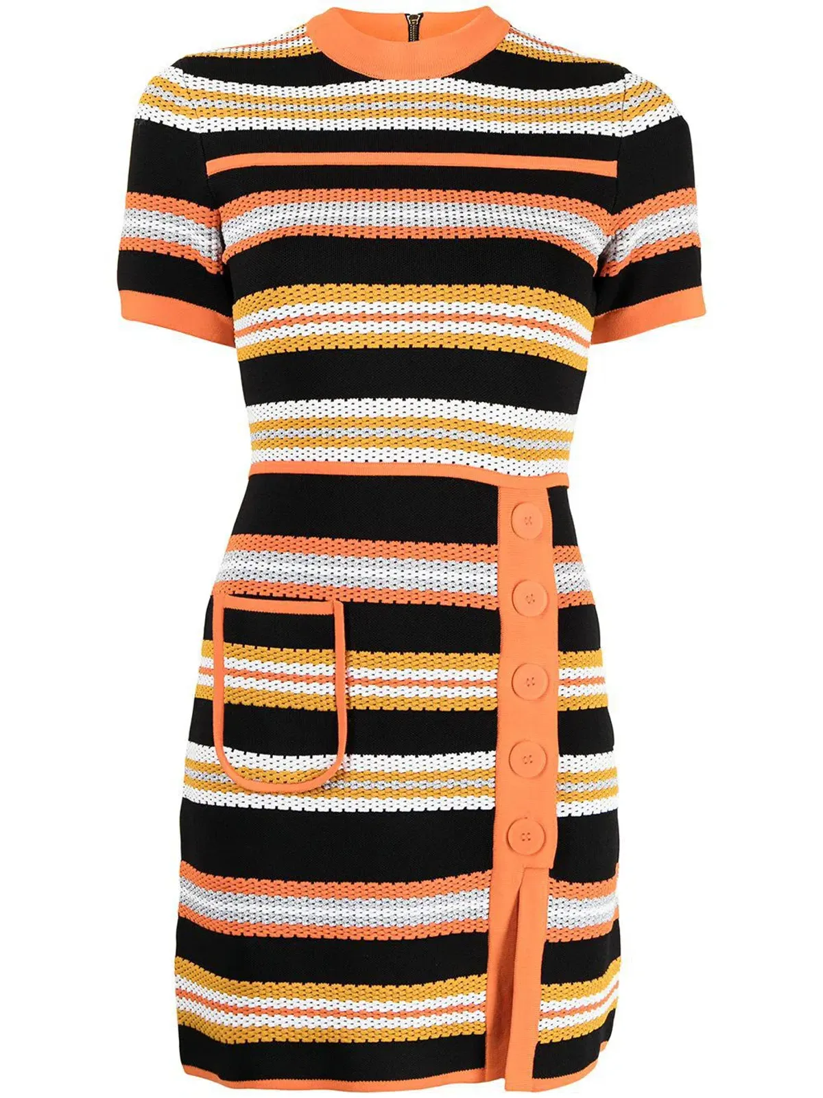Alice McCall Miley Stripe-Print Knitted Dress Multi-Colored Size AU 8 - Image 3