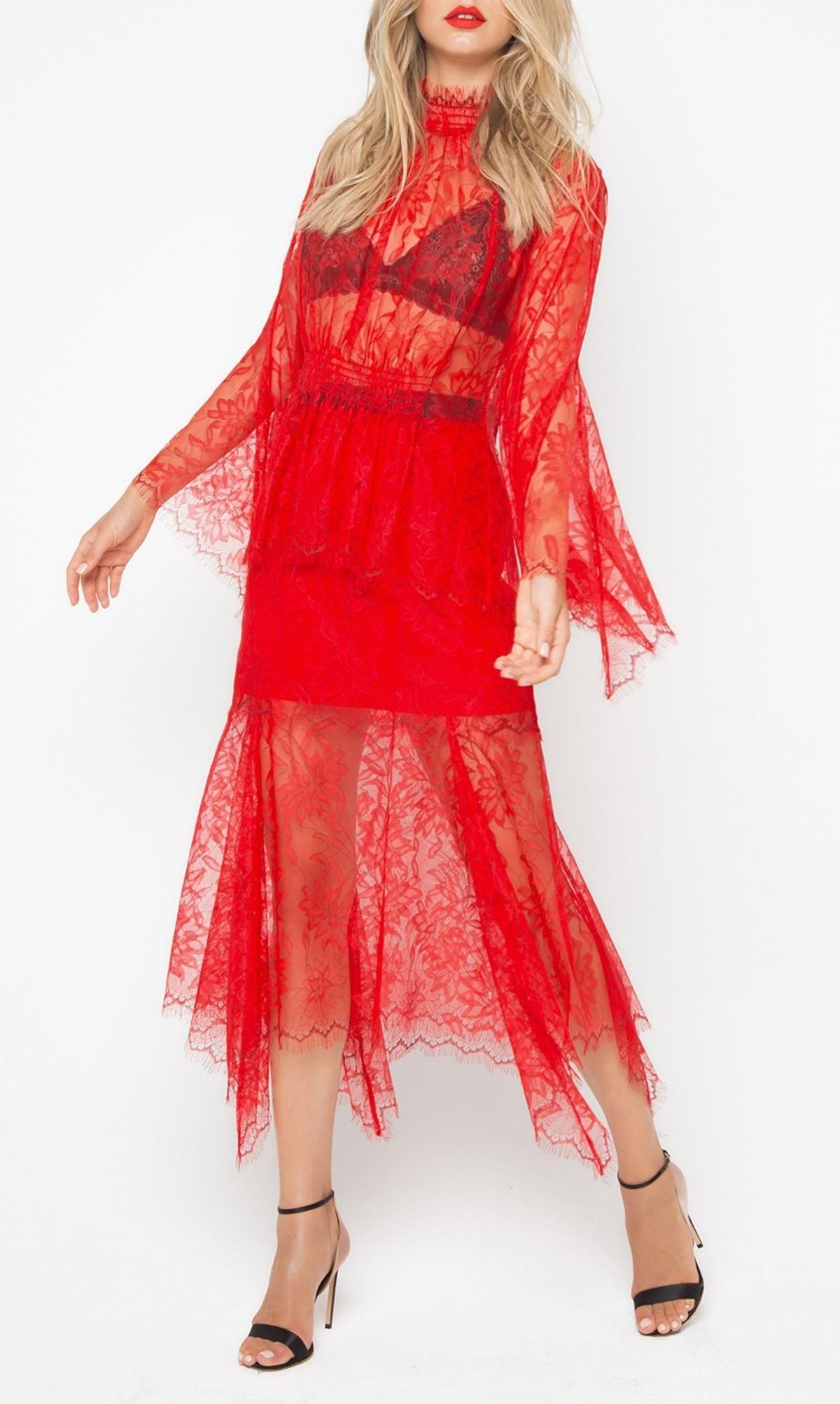 Alice McCall Red Love Myself Top & Skirt size 8 for rent on The Volte - main image