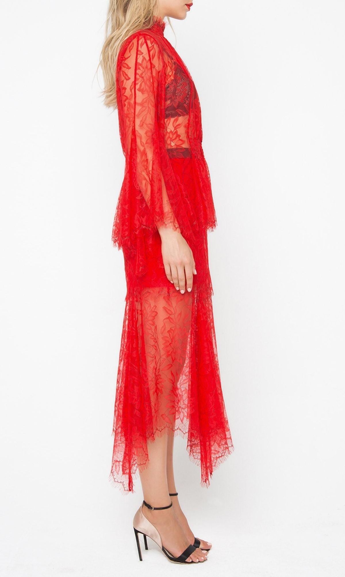 Alice McCall Red Love Myself Top & Skirt size 8 - Image 3