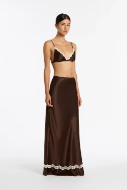 Sir the Label Selita Bralette Size 1 and Maxi Skirt Size 0 Set Brown for rent on The Volte - image 2
