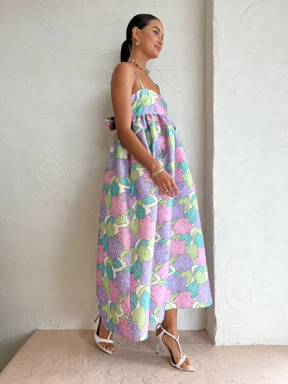 Alemais Luella Midi Dress Multi Coloured Size AU 8 - Image 2