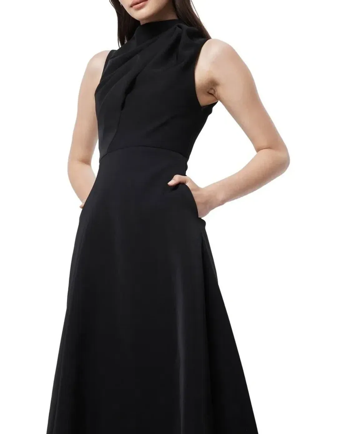 Mossman Cosmic Maxi Dress Black Size 8 for rent on The Volte - main image