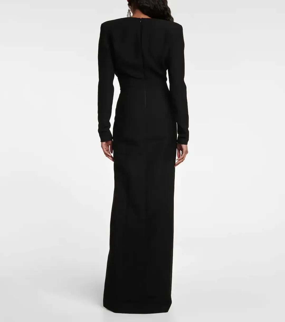 Monot Asymmetric Cut-out Gown Black Size 8 for rent on The Volte - main image