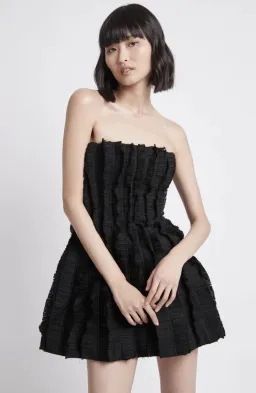 Aje Hybrid Sleeveless Mini Dress Black Size 12 for rent on The Volte - image 3