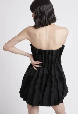 Aje Hybrid Sleeveless Mini Dress Black Size 12 for rent on The Volte - image 4