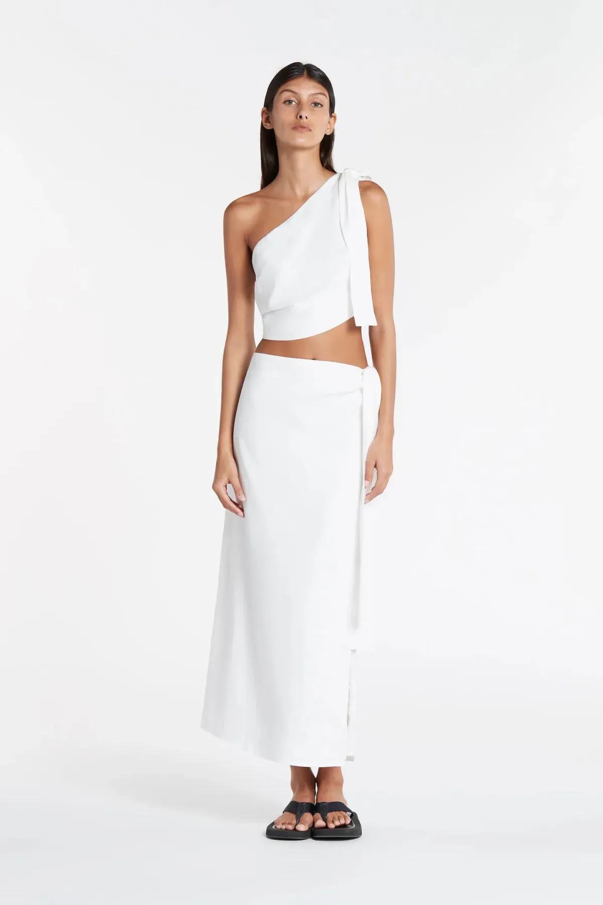 Sir the Label The Label Cinta Tie Set White Size AU 2 for rent on The Volte - main image