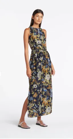 Sir the Label Lilian Cross Back Dress Navy Size AU 12 for rent on The Volte - image 2