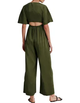 Country Road Tailored Jumpsuit Green Size 12 for rent on The Volte - image 2