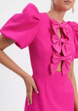 Rebecca Vallance Cecily Mini Dress Hot Pink Size 8 for rent on The Volte - image 3