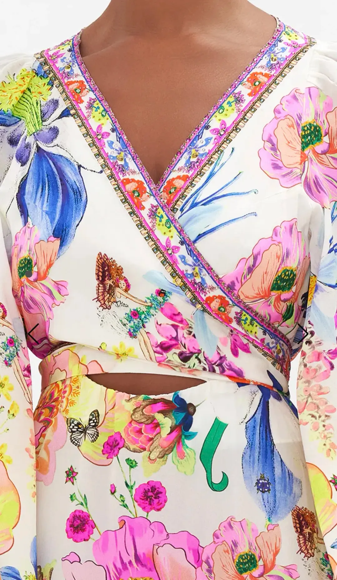 Camilla Wrap Tie Dress Fairy Gang Size 8 for rent on The Volte - main image