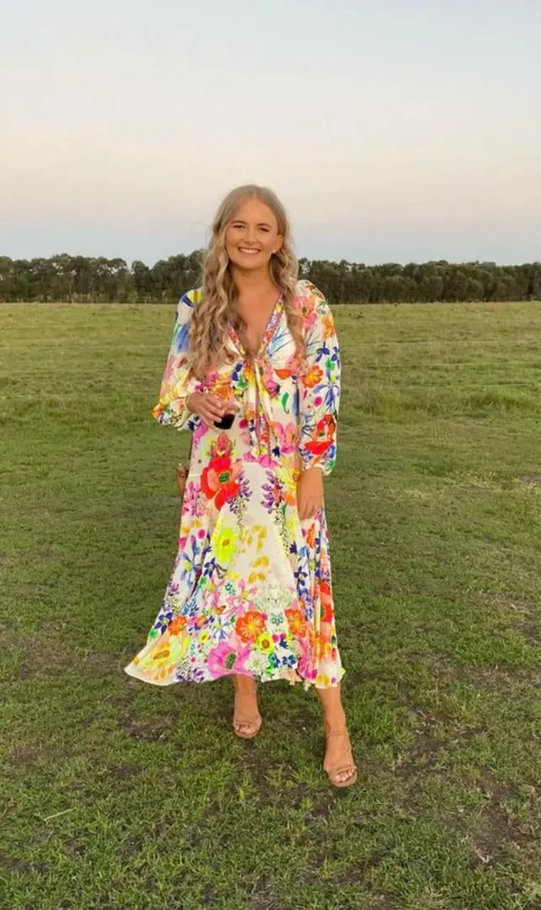 Camilla Wrap Tie Dress Fairy Gang Size 8 for rent on The Volte - main image