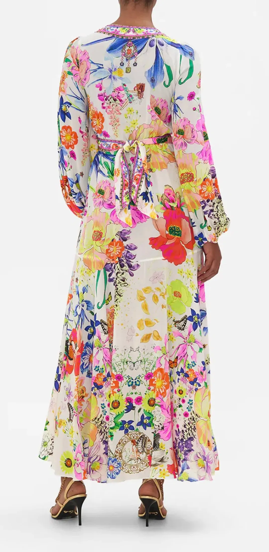 Camilla Wrap Tie Dress Fairy Gang Size 8 for rent on The Volte - main image