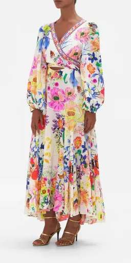 Camilla Wrap Tie Dress Fairy Gang Size 8 for rent on The Volte - image 6