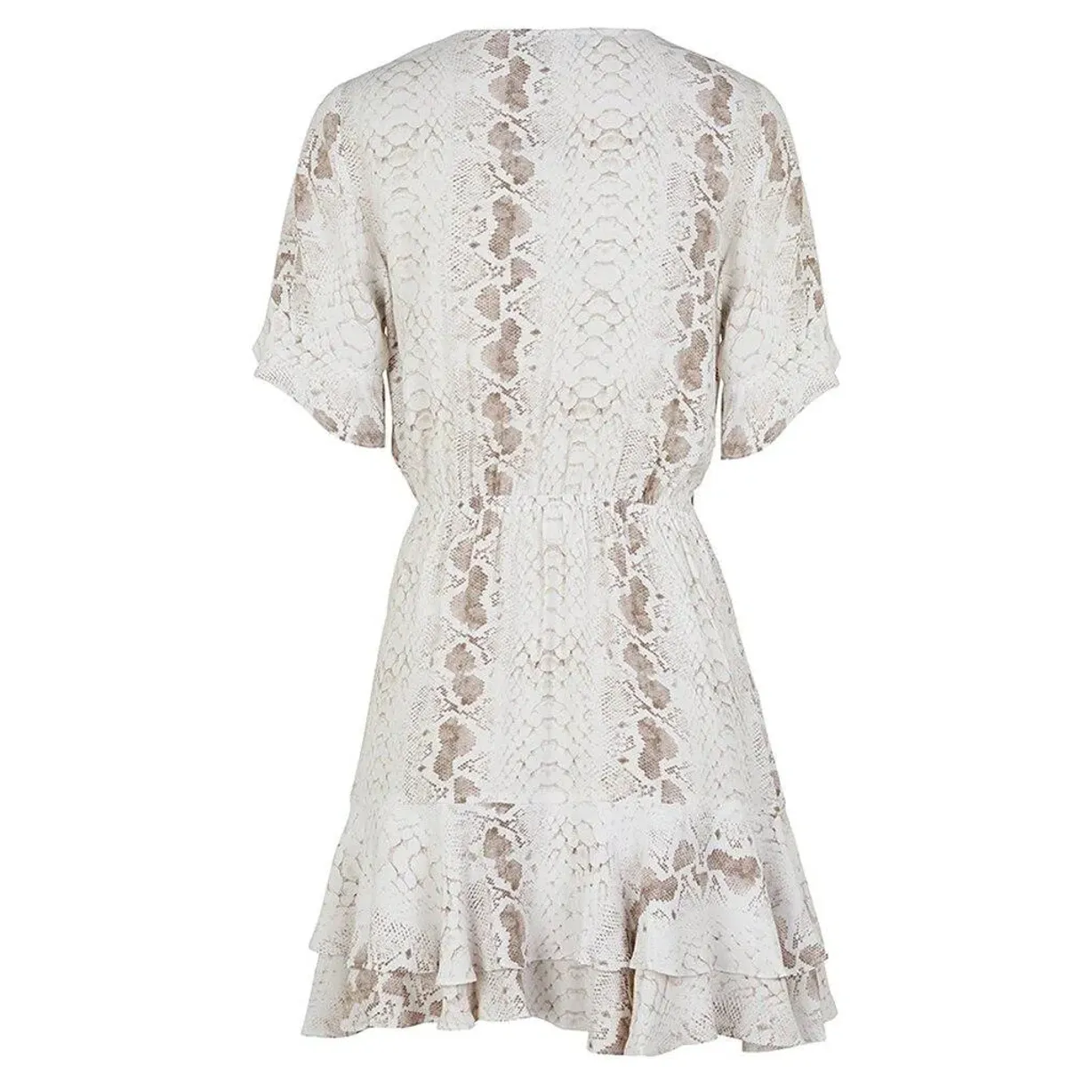 Kivari Zanzibar Tie Up Mini Dress Print Size S - Image 4