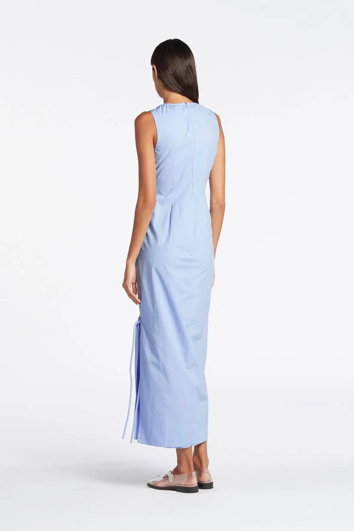 Sir the Label Ilkin Asymmetrical Dress Blue Size 6 - Image 2