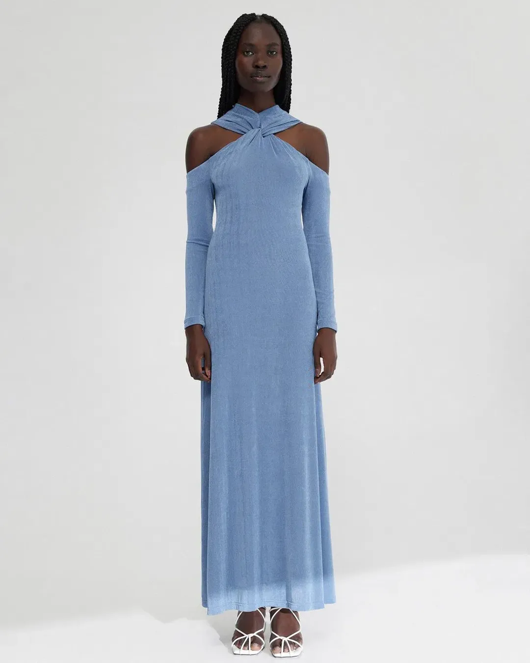 Significant Other Yara Maxi Dress Blue Size 14 for rent on The Volte - main image