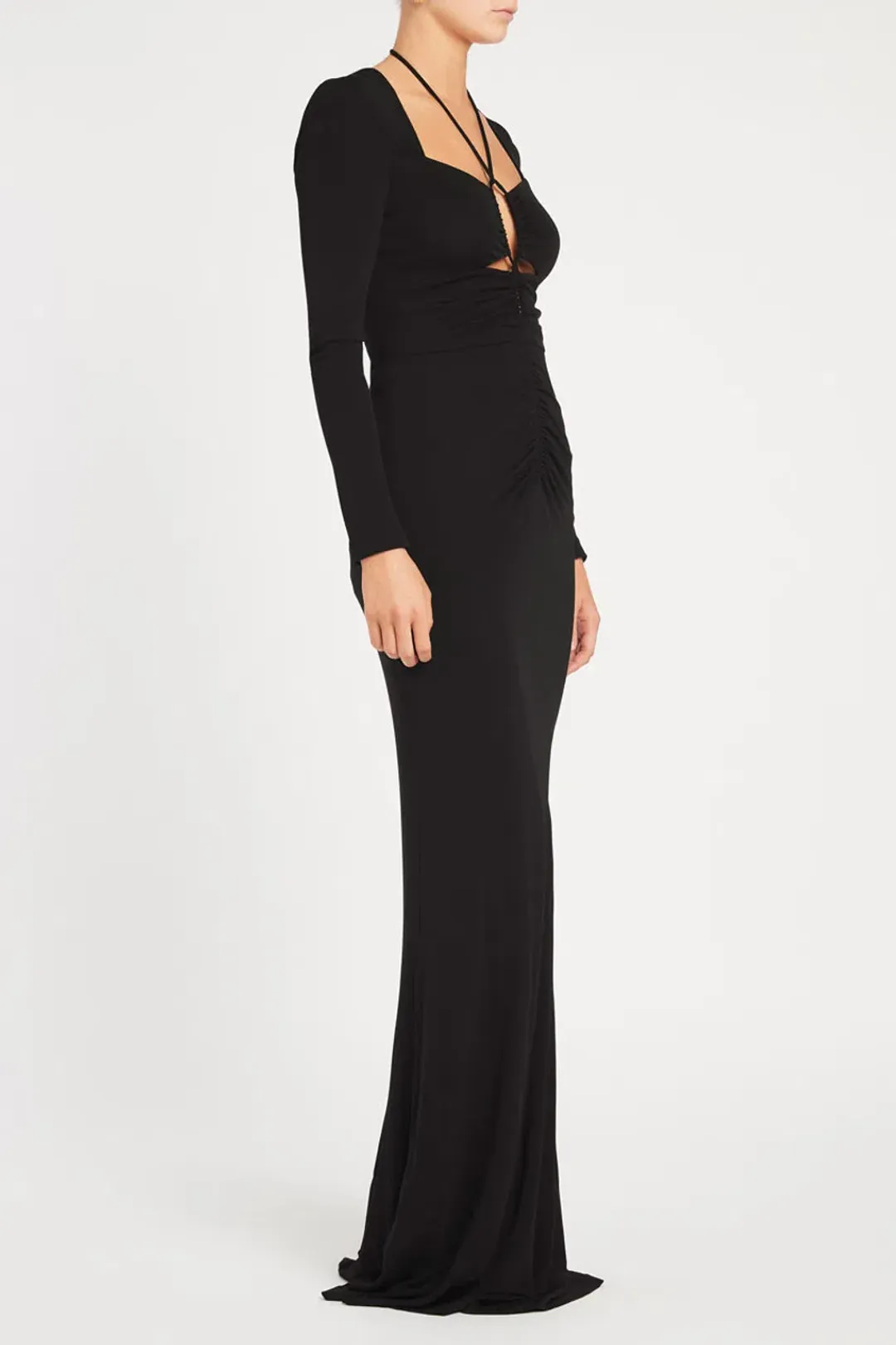Rebecca Vallance Riccardo Gown Black Size 8 for rent on The Volte - main image