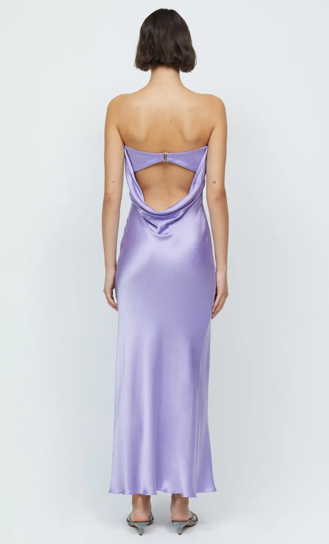 Bec & Bridge Moon Dance Strapless Maxi Dress Lilac Size S / AU 8 for rent on The Volte - main image