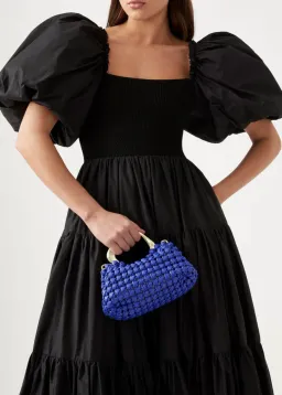 Aje Casa Puff Sleeve Midi Dress Black Size 10 for rent on The Volte - image 3