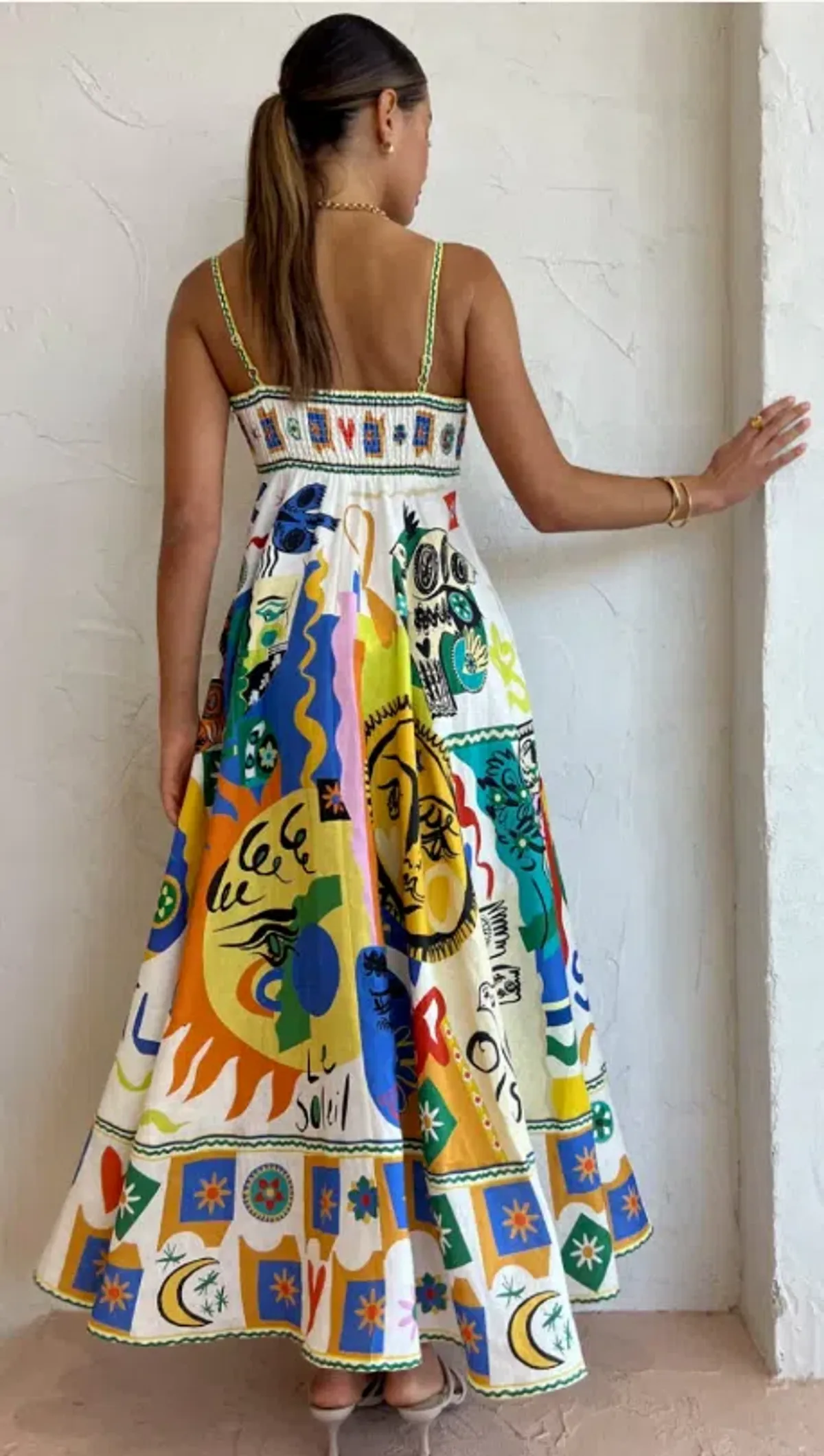 Alemais Soleil Sundress Multi-colored Size AU 10 - Image 2