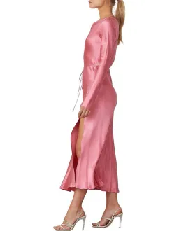 Bec & Bridge Vision of Love Long Sleeve Dress Pink Size 8 for rent on The Volte - image 2