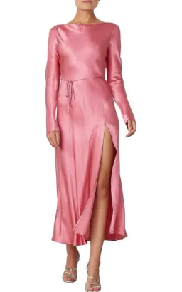 Bec & Bridge Vision of Love Long Sleeve Dress Pink Size 8 for rent on The Volte - image 1