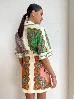 Alemais Trippy Troppo Mini Dress in Multi Size AU 10 for rent on The Volte - image 3