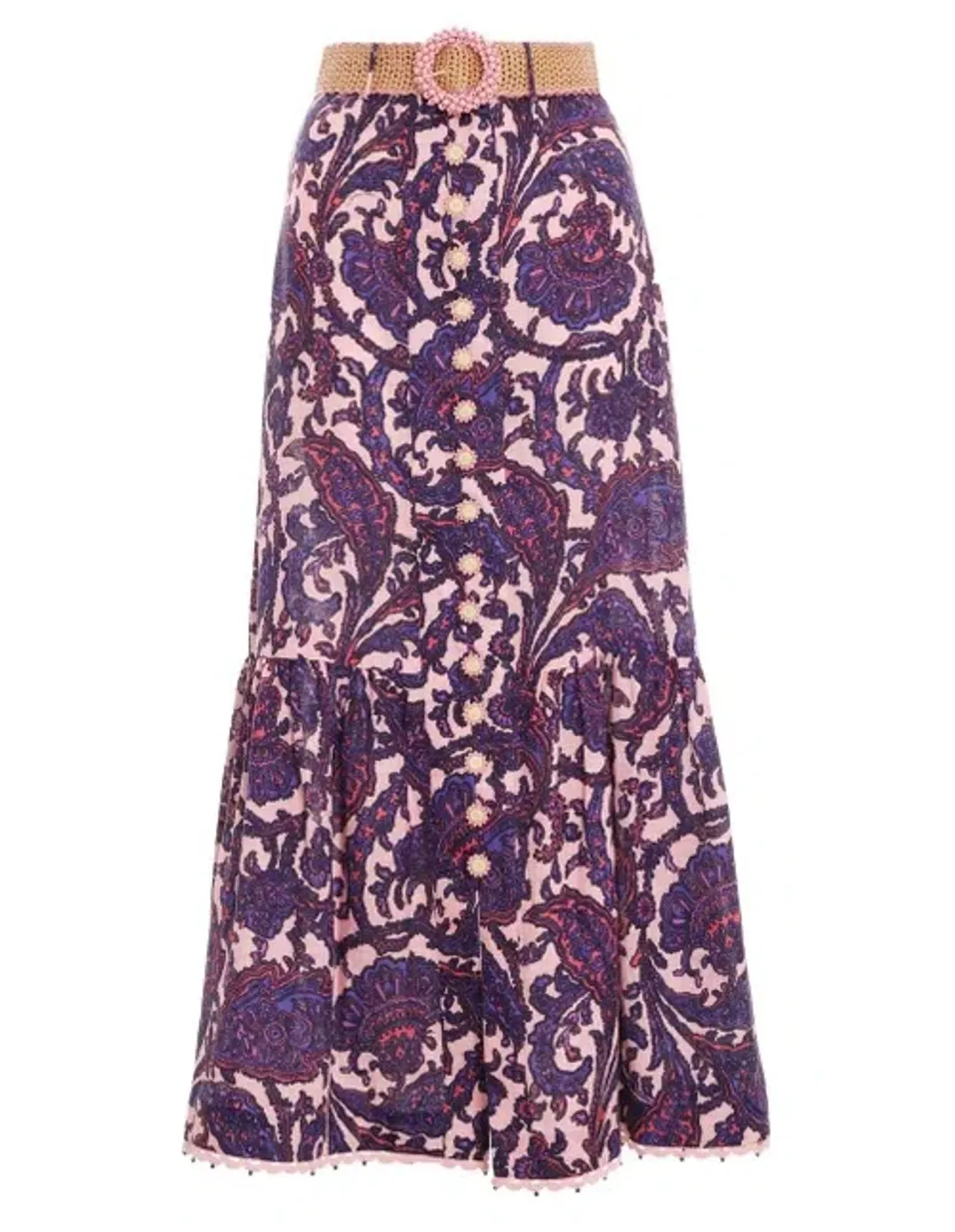 ZIMMERMANN Tiggy Billow Blouse & the Tiggy Frill Hem Midi Skirt (4/AU16) for rent on The Volte - main image