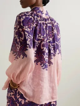 ZIMMERMANN Tiggy Billow Blouse & the Tiggy Frill Hem Midi Skirt (4/AU16) for rent on The Volte - image 2