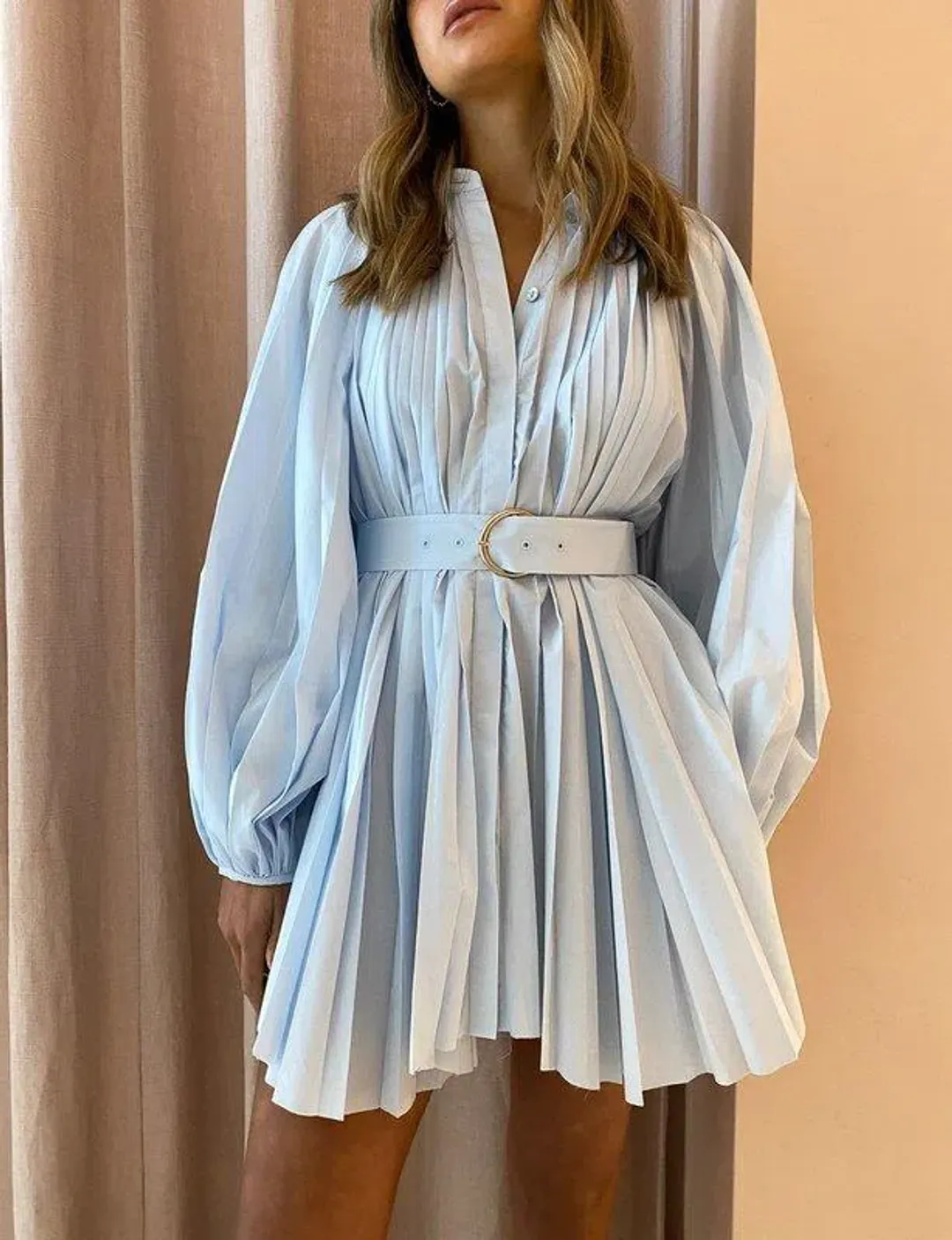 Acler Margot Dress Blue Size 12 for rent on The Volte - main image