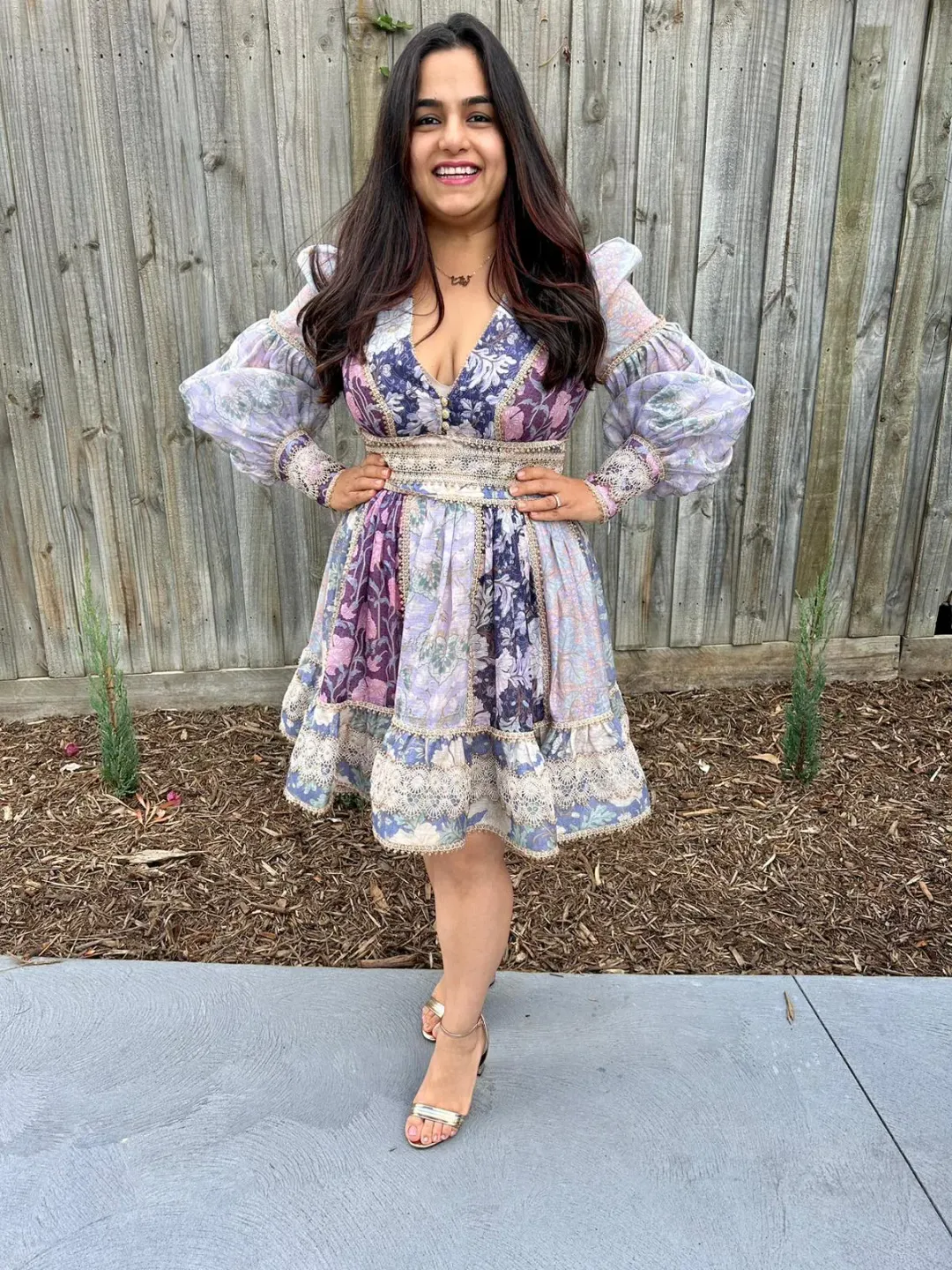 Zimmermann Celestial Mini Dress Multicolor Size 3 / Au 12-14 for rent on The Volte - main image