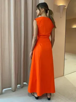 Sir The Label Anja Tie Midi Dress Red Size 0 / AU 6 for rent on The Volte - image 3