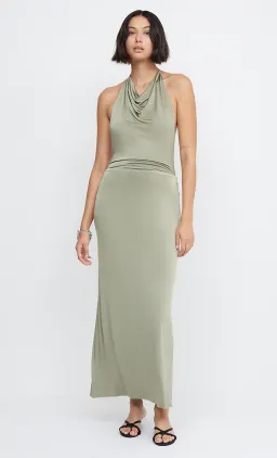Bec & Bridge Ariel Halter Maxi Dress Green Size 8 for rent on The Volte - image 4