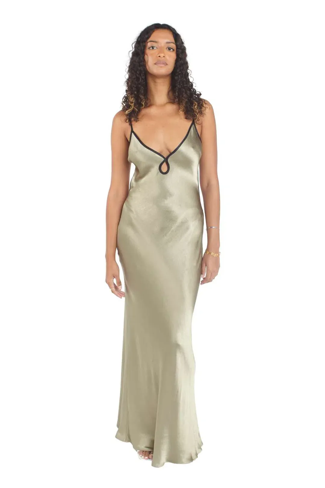 Bec & Bridge Cedar City Maxi Dress Green Size 6 for rent on The Volte - main image