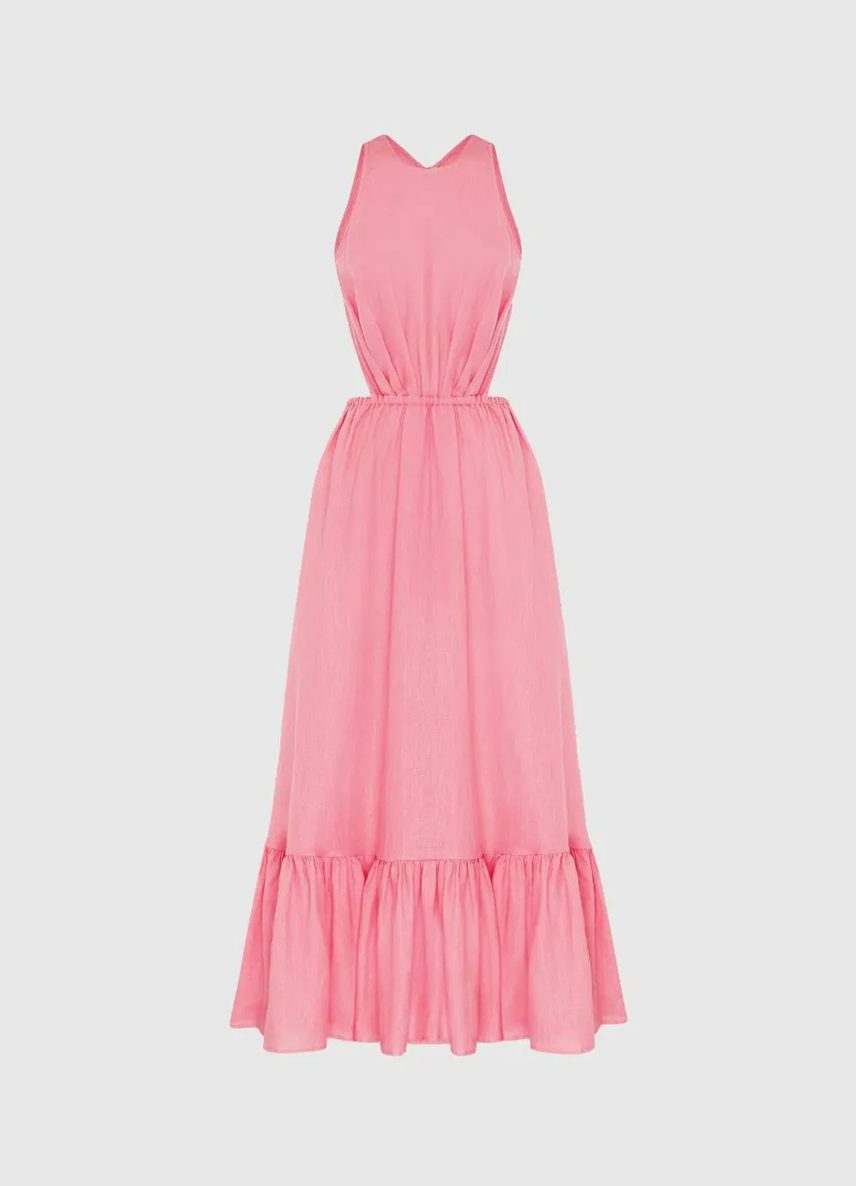 Leo Lin Flamingo Cut Out Dress Pink Size 10 - Image 2