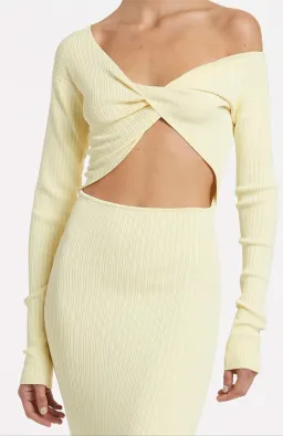 Sir the Label Kelvin Dress Yellow Size 0 / AU 6 for rent on The Volte - image 3
