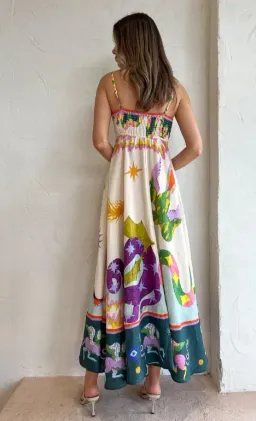 Alemais Seeker Sundress Print Size AU 8 for rent on The Volte - image 3