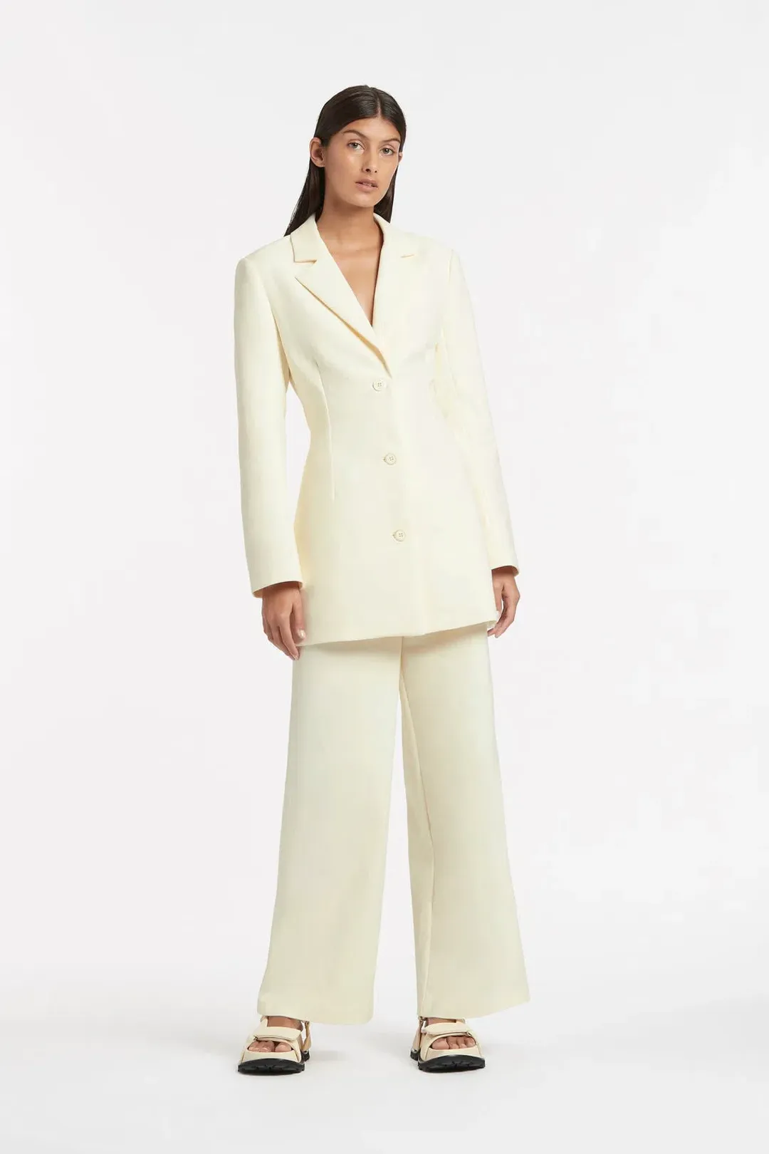 Sir The Label Marco Tailored Mini Dress Lemon Size 2 / Au 10 for rent on The Volte - main image