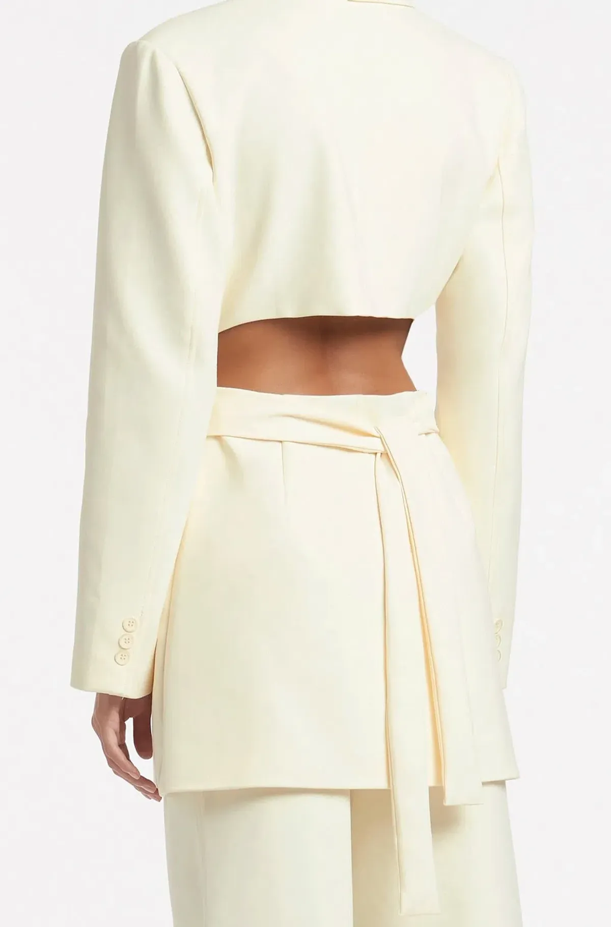 Sir The Label Marco Tailored Mini Dress Lemon Size 2 / Au 10 - Image 5