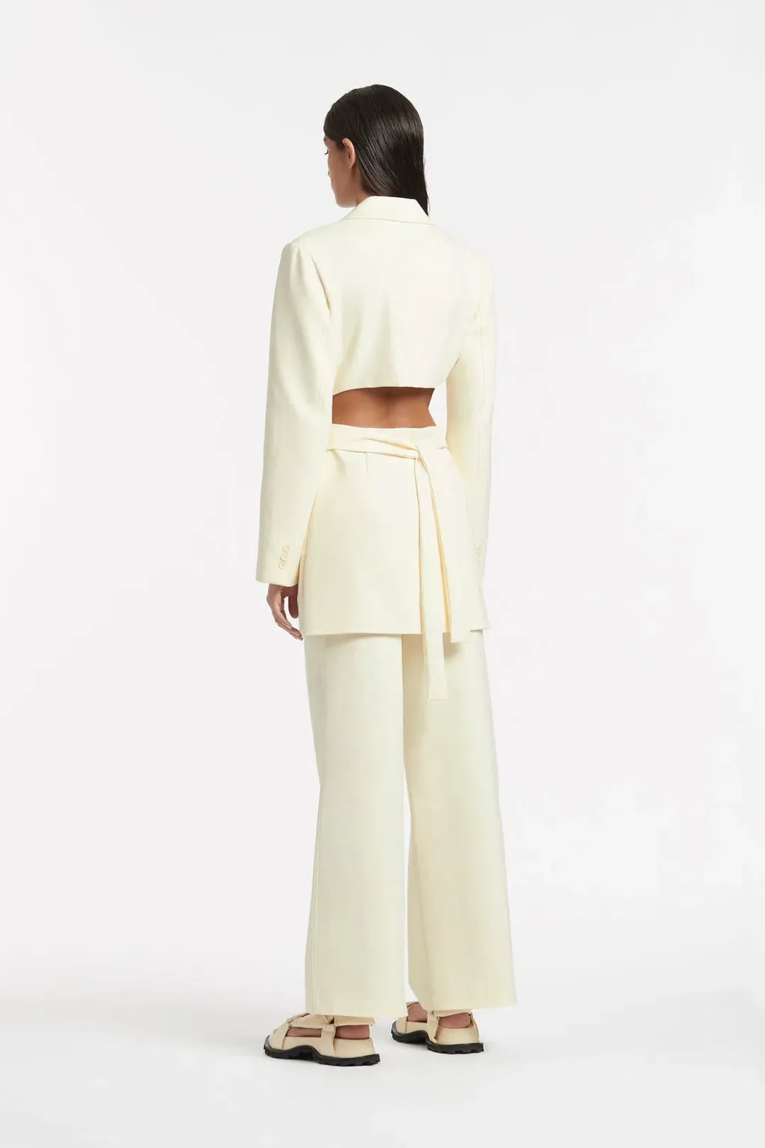 Sir The Label Marco Tailored Mini Dress Lemon Size 2 / Au 10 for rent on The Volte - main image