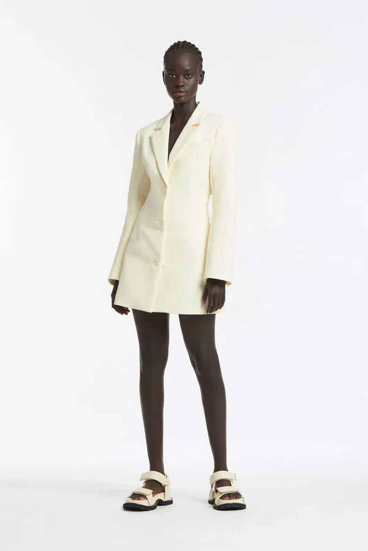 Sir The Label Marco Tailored Mini Dress Lemon Size 2 / Au 10 for rent on The Volte - main image