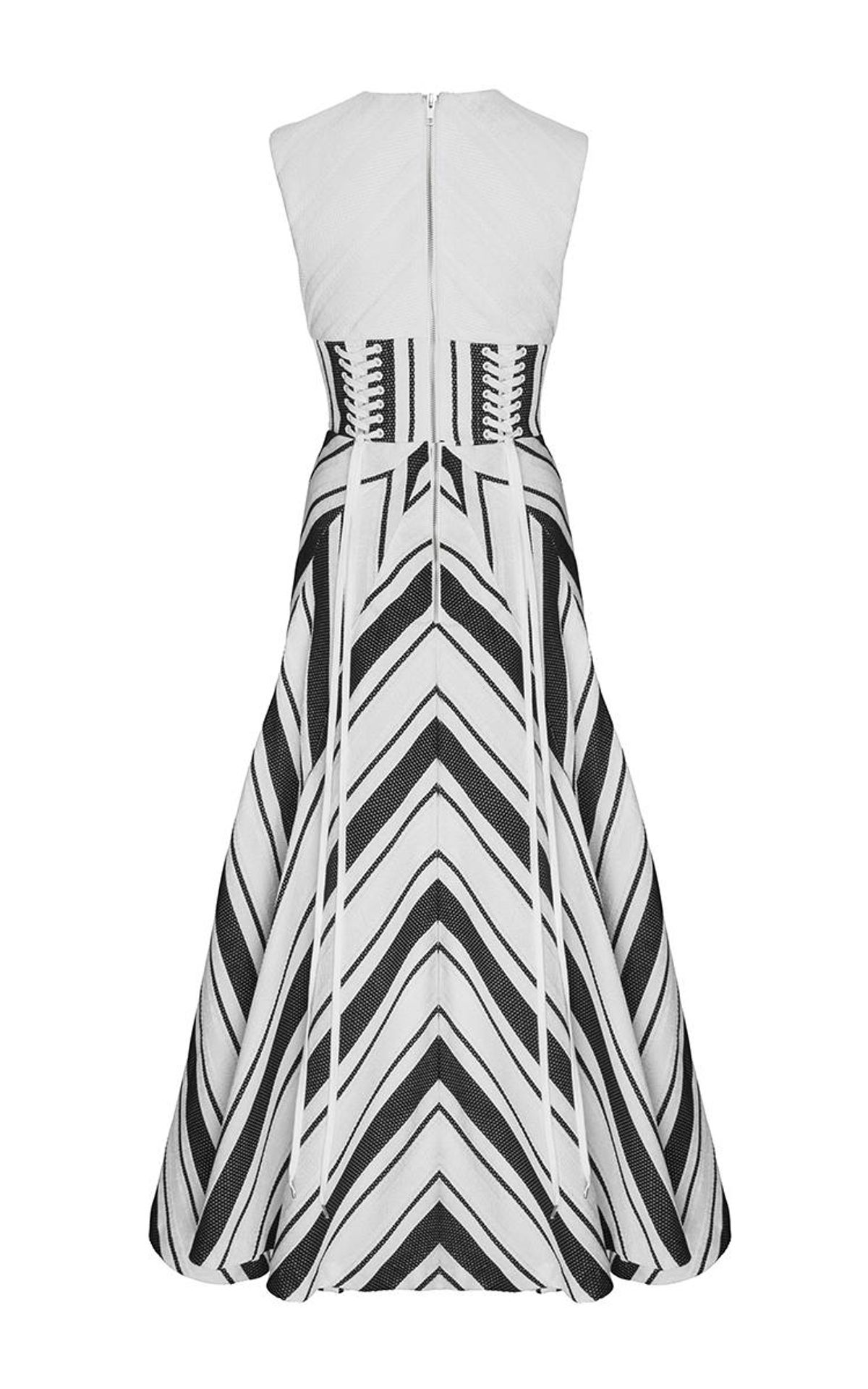 Alex Perry Carter Midi Dress Print Size 8 - Image 3