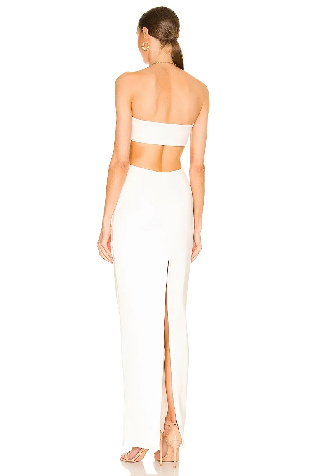 Natalie Rolt Carmen Gown in White Size 3 / Au 12 for rent on The Volte - main image