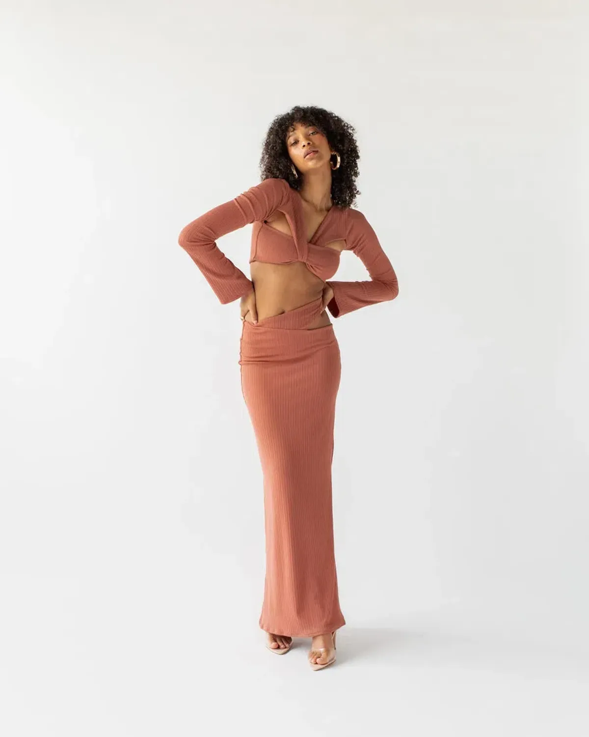 Arcina Ori Ciara Set Brown Size 8 for rent on The Volte - main image