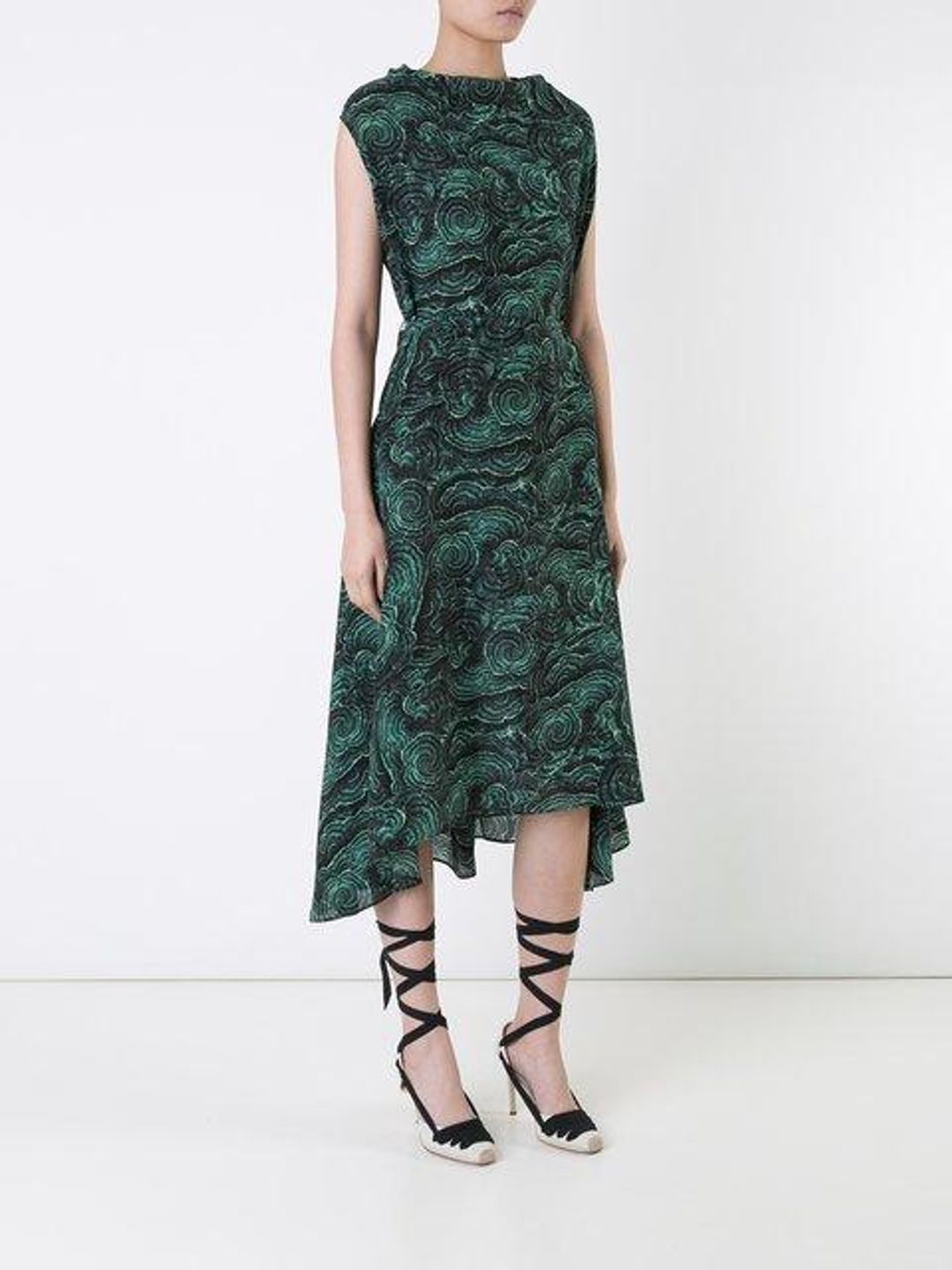 Scanlan Theodore Lagoon Print Dress for rent on The Volte - main image