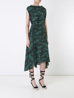 Scanlan Theodore Lagoon Print Dress for rent on The Volte - image 1