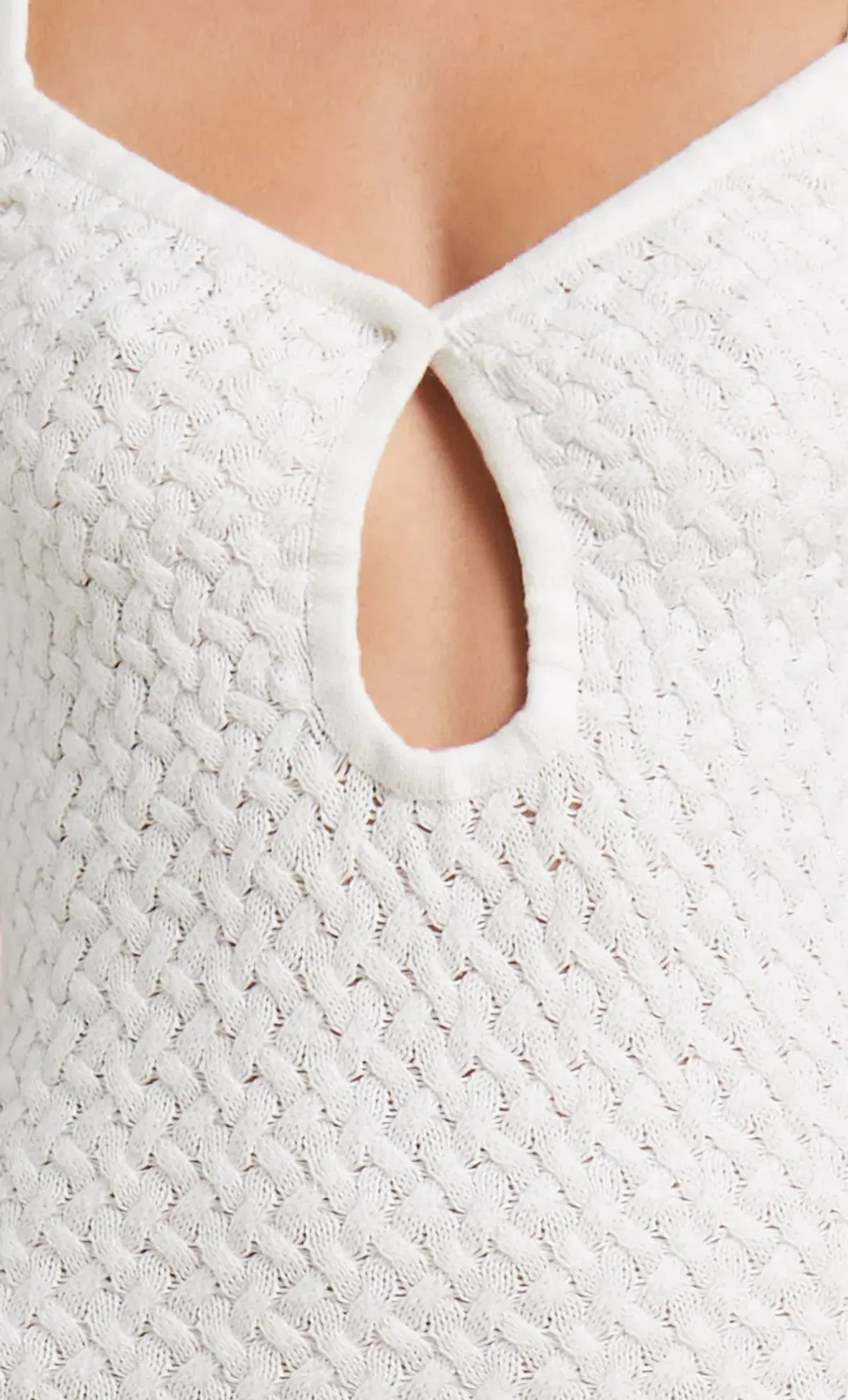 Bec & Bridge Effie Knit Key Maxi Dress Ivory Size 10 - Image 3
