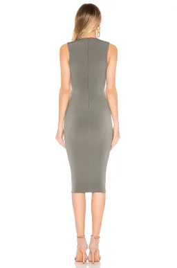 Nookie Entice Midi Dress Khaki Size 10 for rent on The Volte - image 2