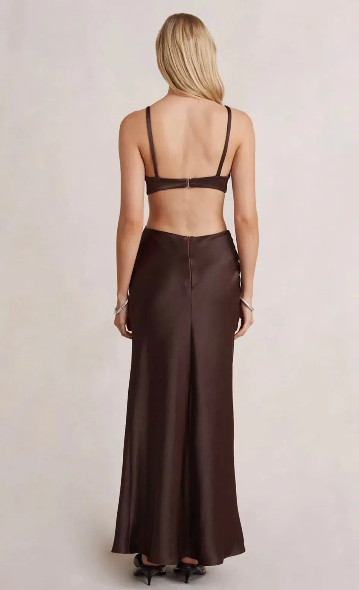 Bec & Bridge Felix Maxi Dress Brown Size 6 - Image 2