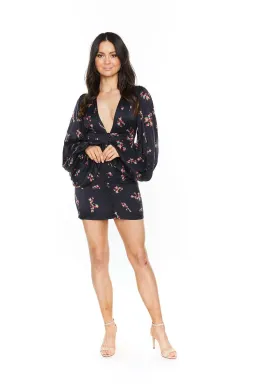 Rat & Boa Stevie Dress Black Floral Size 8 for rent on The Volte - image 3